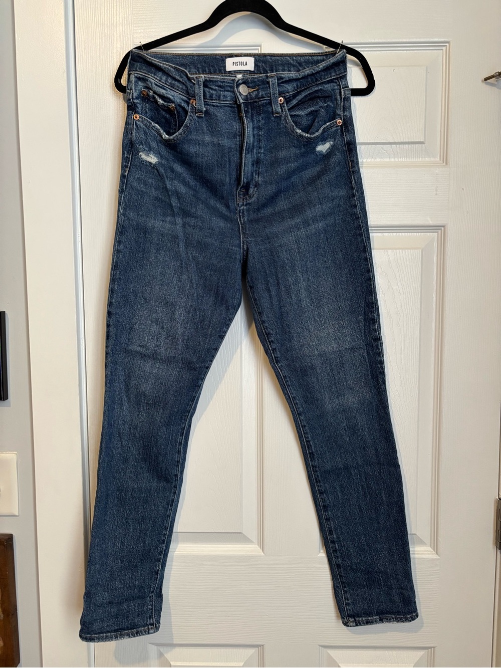 Pistola Cara High Rise Vintage Skinny Jeans in Leyton 29